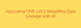 Ataccama ONE v16.2 Simplifies Data Lineage with AI