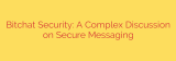 Bitchat Security: A Complex Discussion on Secure Messaging