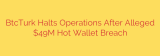 BtcTurk Halts Operations After Alleged $49M Hot Wallet Breach