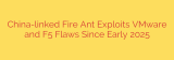 China-linked Fire Ant Exploits VMware and F5 Flaws Since Early 2025
