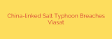 China-linked Salt Typhoon Breaches Viasat