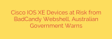 Cisco IOS XE Devices at Risk from BadCandy Webshell, Australian Government Warns