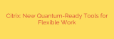 Citrix: New Quantum-Ready Tools for Flexible Work