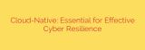 Cloud-Native: Essential for Effective Cyber Resilience