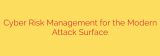 Cyber Risk Management for the Modern Attack Surface