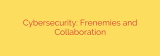 Cybersecurity: Frenemies and Collaboration