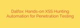 Dalfox: Hands-on XSS Hunting Automation for Penetration Testing