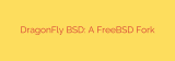 DragonFly BSD: A FreeBSD Fork