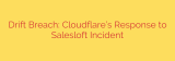 Drift Breach: Cloudflare’s Response to Salesloft Incident