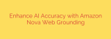 Enhance AI Accuracy with Amazon Nova Web Grounding