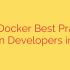 Top 10 Docker Best Practices for R Development in 2025