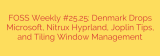 FOSS Weekly #25.25: Denmark Drops Microsoft, Nitrux Hyprland, Joplin Tips, and Tiling Window Management