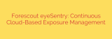 Forescout eyeSentry: Continuous Cloud-Based Exposure Management