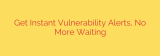 Get Instant Vulnerability Alerts, No More Waiting