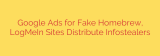 Google Ads for Fake Homebrew, LogMeIn Sites Distribute Infostealers