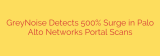 GreyNoise Detects 500% Surge in Palo Alto Networks Portal Scans