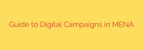 Guide to Digital Campaigns in MENA