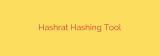 Hashrat Hashing Tool