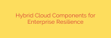 Hybrid Cloud Components for Enterprise Resilience