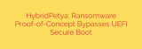 HybridPetya: Ransomware Proof-of-Concept Bypasses UEFI Secure Boot