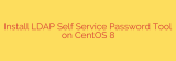 Install LDAP Self Service Password Tool on CentOS 8