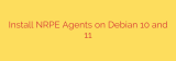 Install NRPE Agents on Debian 10 and 11