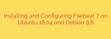 Installing and Configuring Filebeat 7 on Ubuntu 18.04 and Debian 9.8