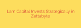 Lam Capital Invests Strategically in Zettabyte
