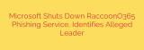 Microsoft Shuts Down RaccoonO365 Phishing Service, Identifies Alleged Leader