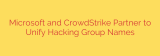 Microsoft and CrowdStrike Partner to Unify Hacking Group Names