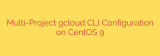 Multi-Project gcloud CLI Configuration on CentOS 9