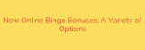 New Online Bingo Bonuses: A Variety of Options