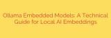 Ollama Embedded Models: A Technical Guide for Local AI Embeddings