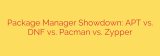 Package Manager Showdown: APT vs. DNF vs. Pacman vs. Zypper