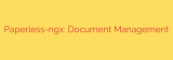 Paperless-ngx: Document Management