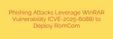 Phishing Attacks Leverage WinRAR Vulnerability (CVE-2025-8088) to Deploy RomCom