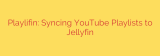 Playlifin: Syncing YouTube Playlists to Jellyfin