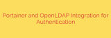 Portainer and OpenLDAP Integration for Authentication