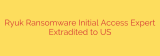 Ryuk Ransomware Initial Access Expert Extradited to US