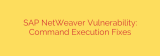 SAP NetWeaver Vulnerability: Command Execution Fixes