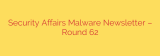 Security Affairs Malware Newsletter – Round 62