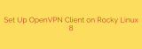 Set Up OpenVPN Client on Rocky Linux 8