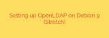 Setting up OpenLDAP on Debian 9 (Stretch)