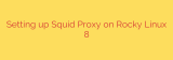 Setting up Squid Proxy on Rocky Linux 8