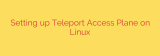 Setting up Teleport Access Plane on Linux