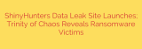 ShinyHunters Data Leak Site Launches; Trinity of Chaos Reveals Ransomware Victims