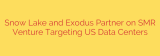 Snow Lake and Exodus Partner on SMR Venture Targeting US Data Centers