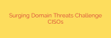 Surging Domain Threats Challenge CISOs