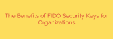 The Benefits of FIDO Security Keys for Organizations