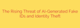 The Rising Threat of AI-Generated Fake IDs and Identity Theft